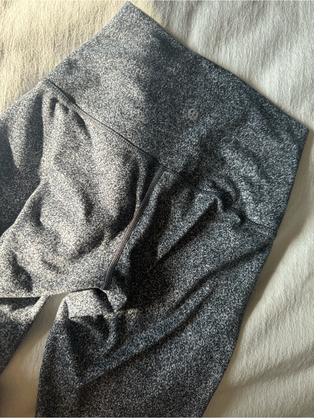 lululemon athletica Marled Charcoal High-Rise Leggings